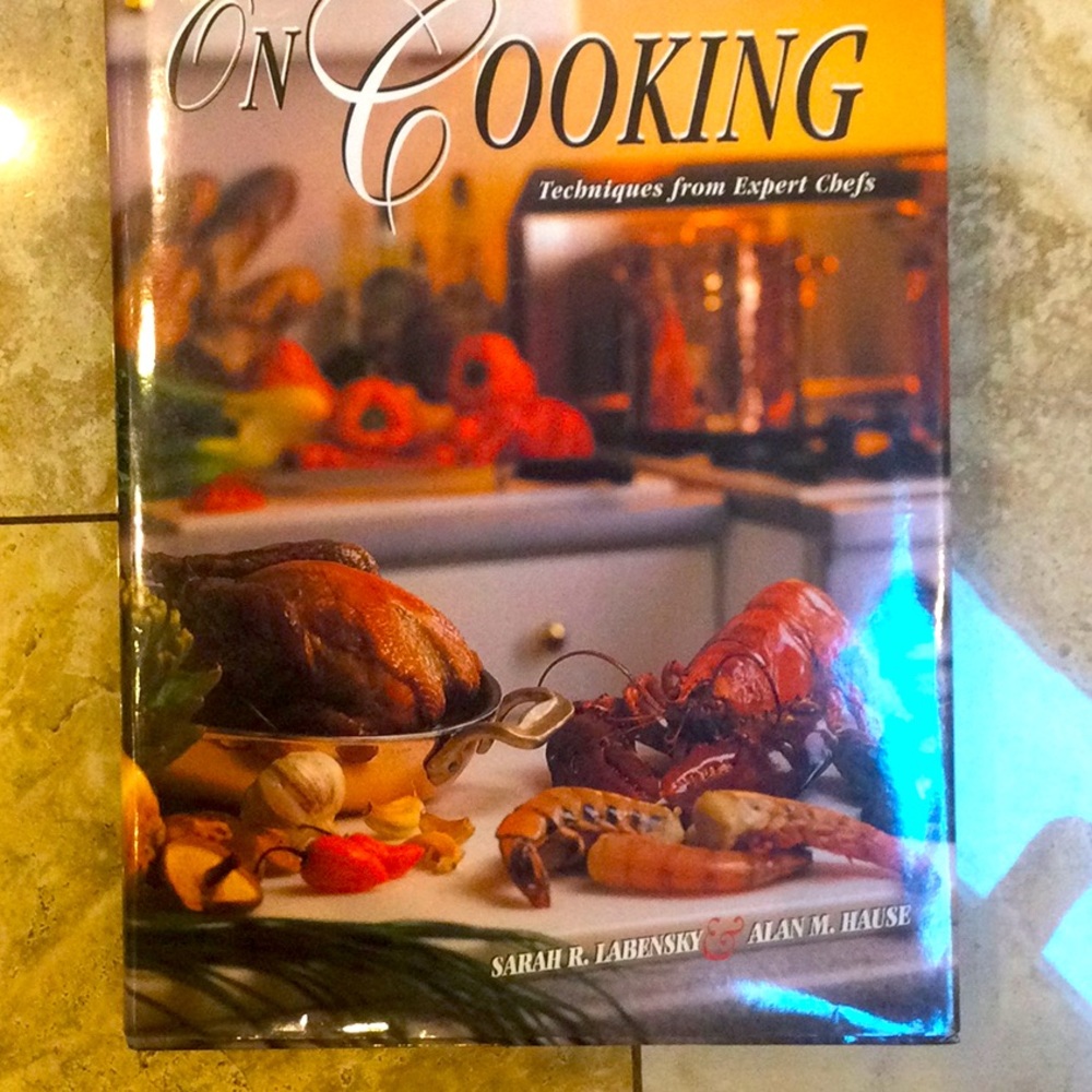 - On Cooking hardback